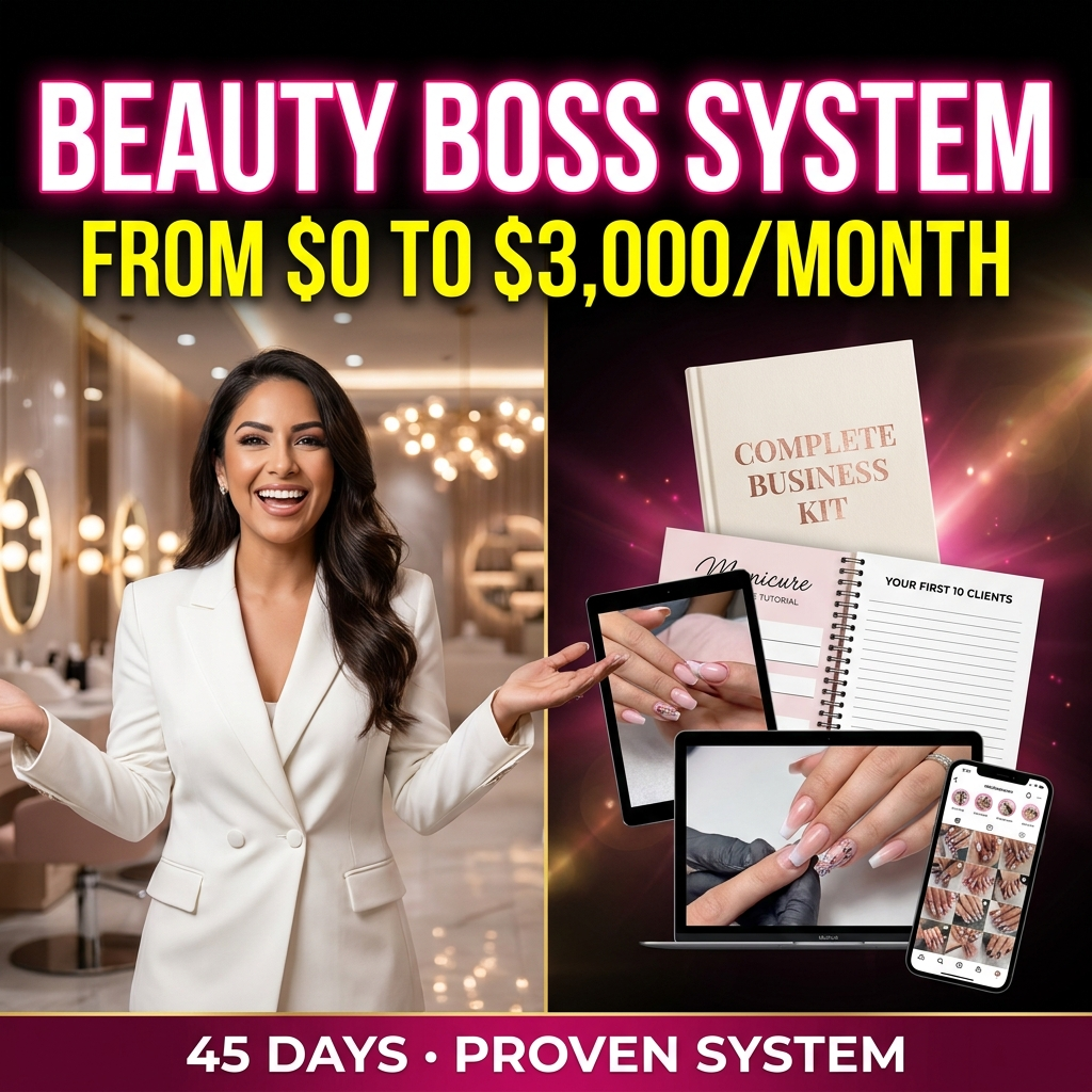 BEAUTY BOSS SYSTEM: From 0 to Your First Salon Making Sales in 45 Days